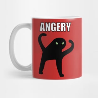 Angery as Heck Cat Meme Mug